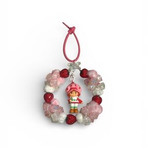 Cute Strawberry Shortcake Rearview Mirror Hanger